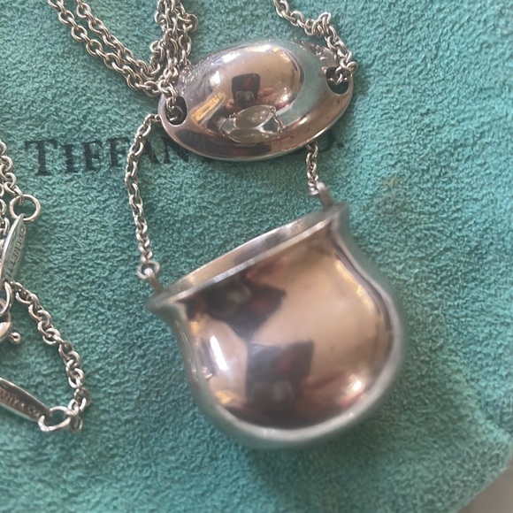 Elsa Peretti for Tiffany Sterling Inro Bottle Necklace - Picture 3 of 7